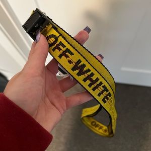 off-white mini logo industrial belt- AUTHENTIC